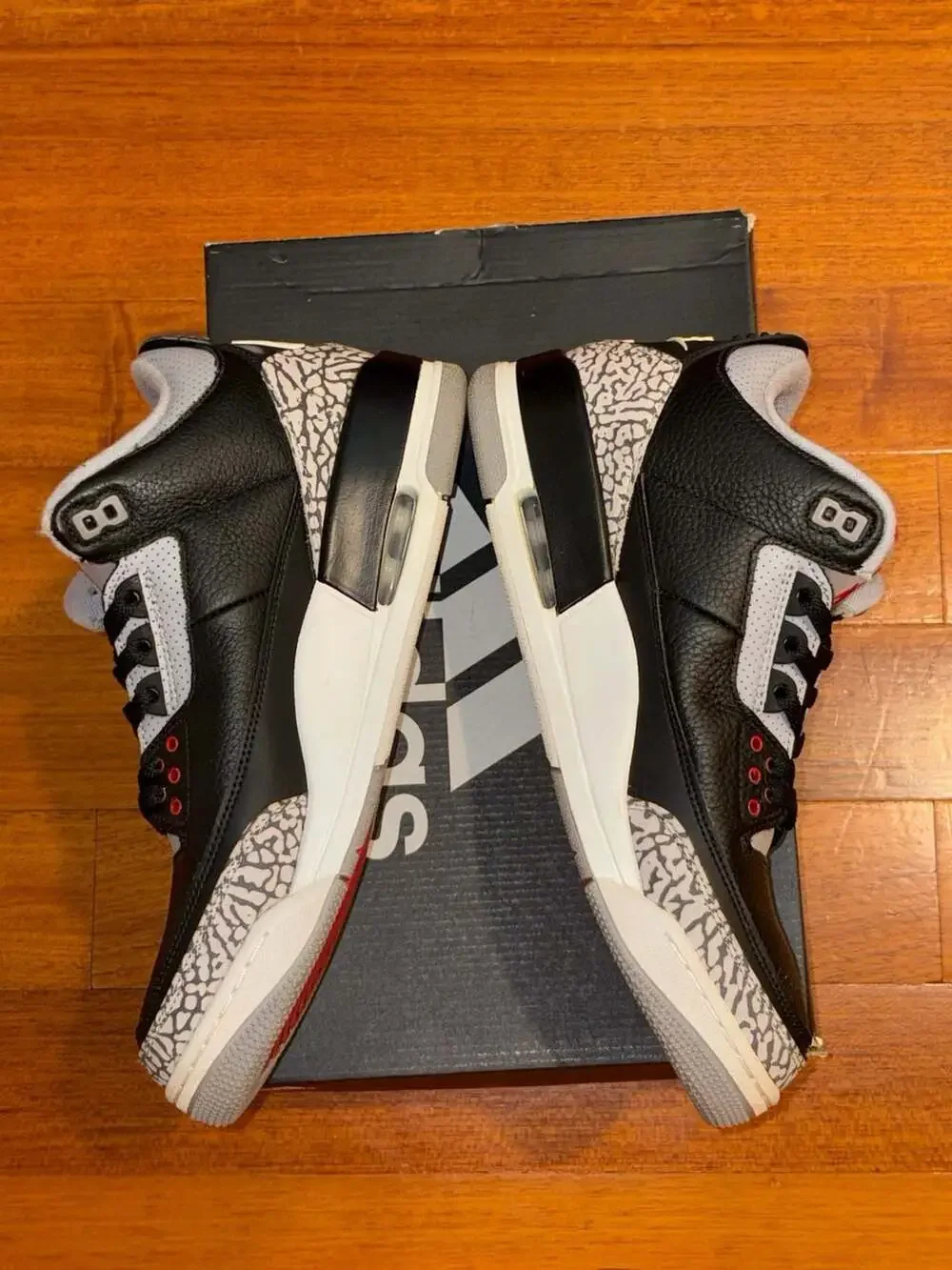 Air Jordan 3 Retro OG Black Cement (2018) Size 10.5 Clean VNDS